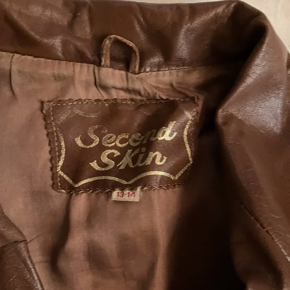 Second Skin brown vintage jacket - Picture 4 of 7